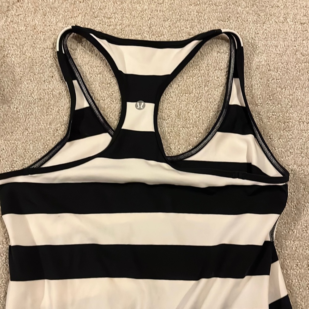 vintage lululemon striped tank